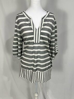 Ava James Striped Blouse